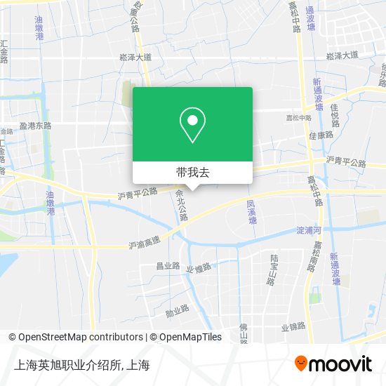 上海英旭职业介绍所地图