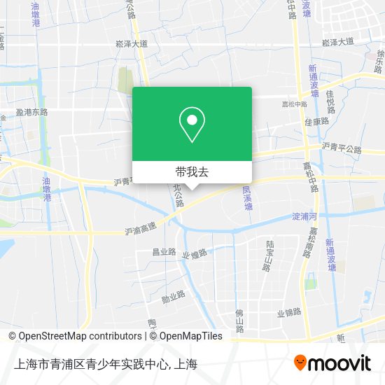 上海市青浦区青少年实践中心地图