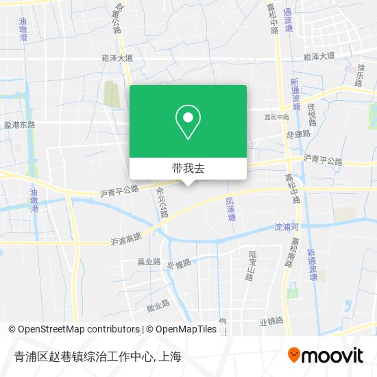 青浦区赵巷镇综治工作中心地图