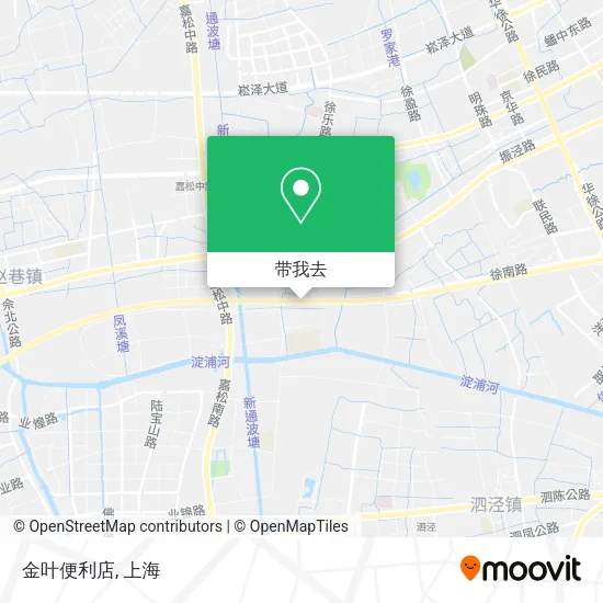 金叶便利店地图