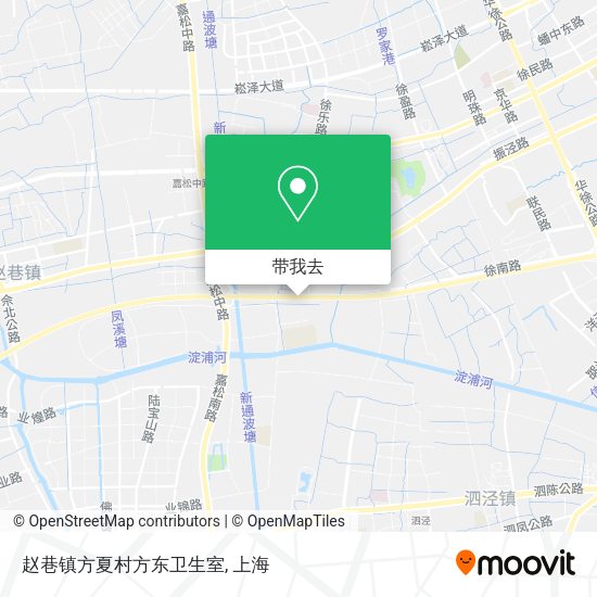 赵巷镇方夏村方东卫生室地图