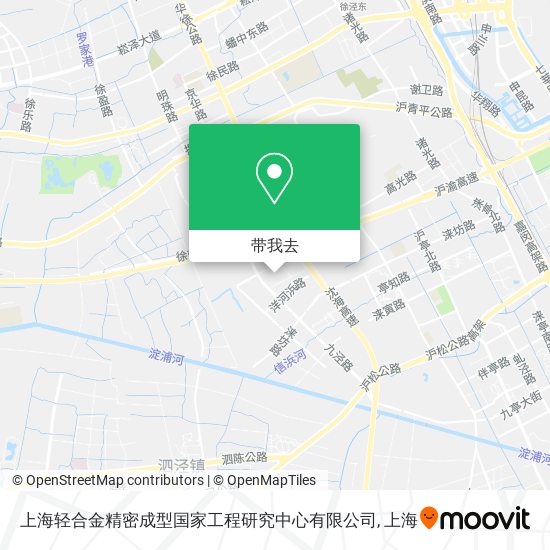 上海轻合金精密成型国家工程研究中心有限公司地图