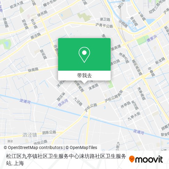 松江区九亭镇社区卫生服务中心涞坊路社区卫生服务站地图
