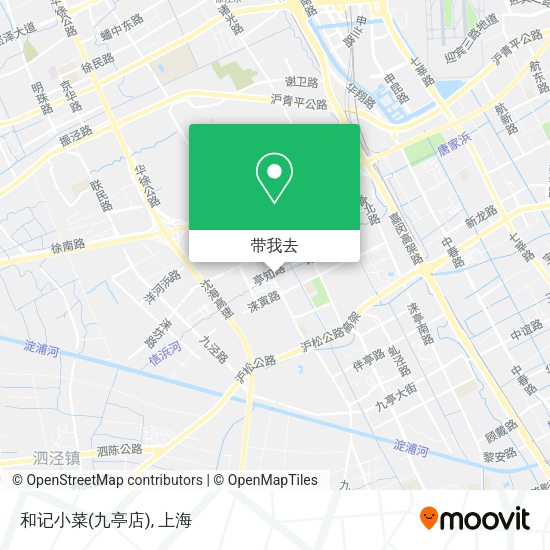 和记小菜(九亭店)地图