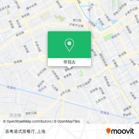 喜粤港式茶餐厅地图