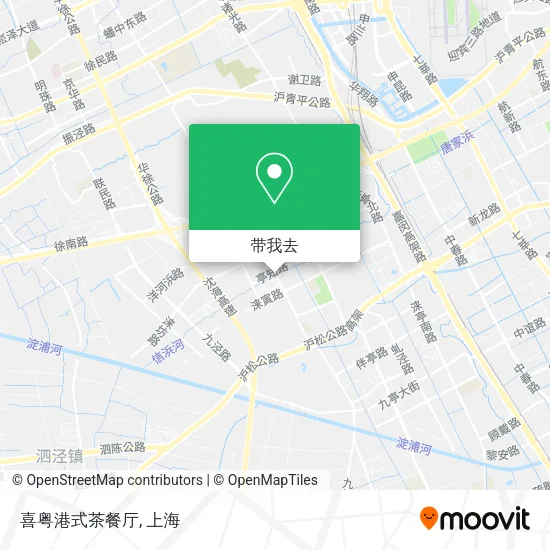 喜粤港式茶餐厅地图