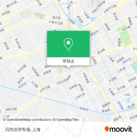 贝尚坊停车场地图