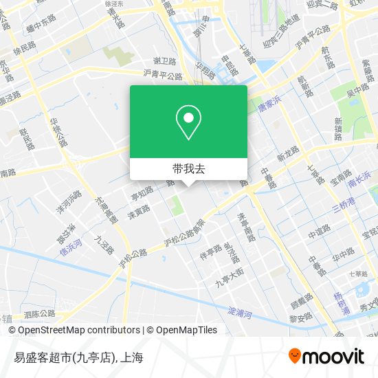 易盛客超市(九亭店)地图