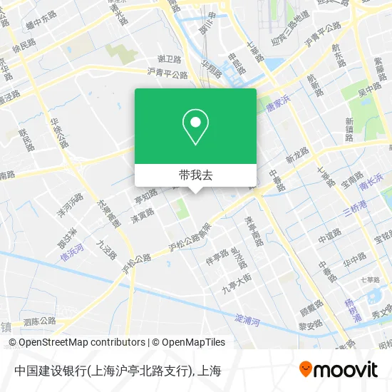 中国建设银行(上海沪亭北路支行)地图