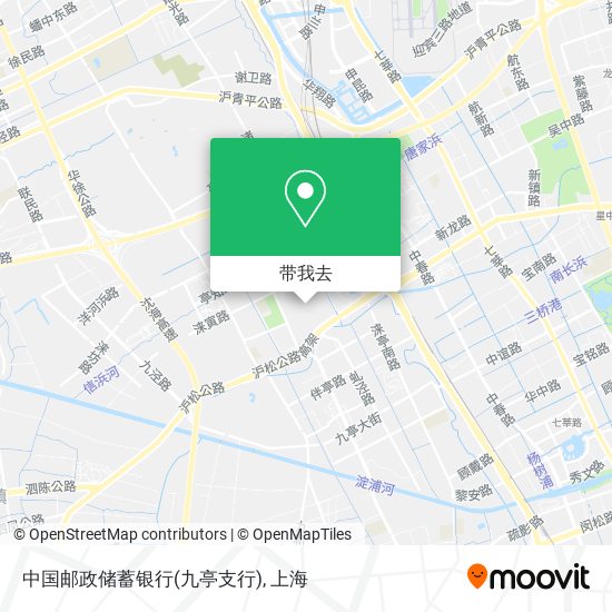 中国邮政储蓄银行(九亭支行)地图