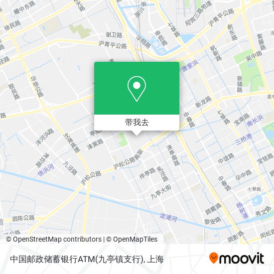 中国邮政储蓄银行ATM(九亭镇支行)地图