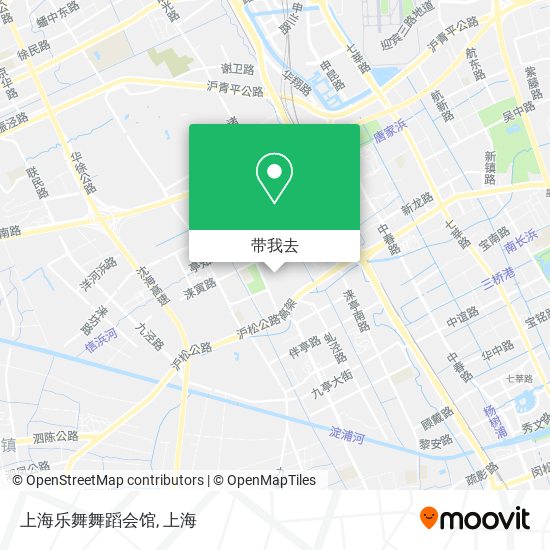 上海乐舞舞蹈会馆地图