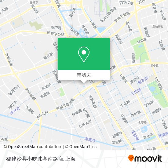 福建沙县小吃涞亭南路店地图