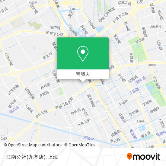 江南公社(九亭店)地图