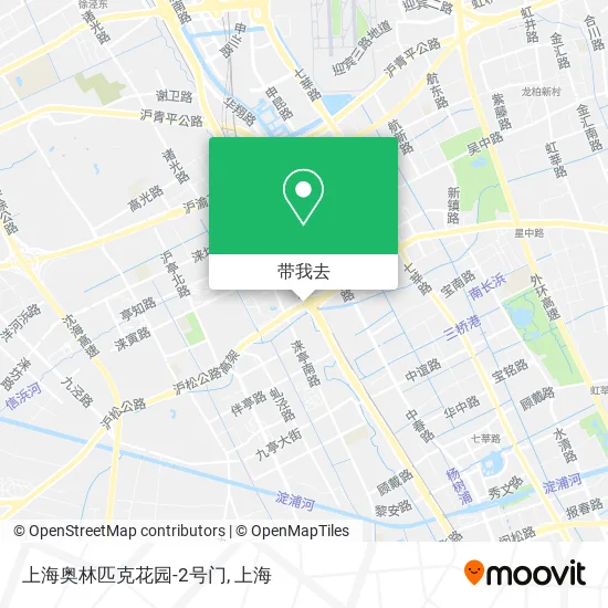 上海奥林匹克花园-2号门地图
