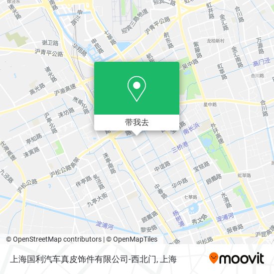 上海国利汽车真皮饰件有限公司-西北门地图