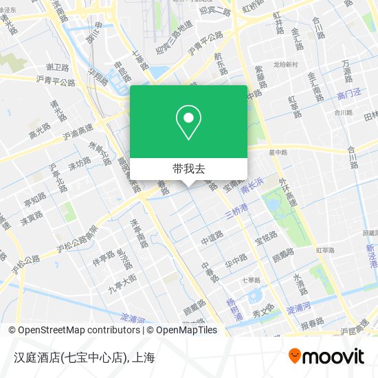 汉庭酒店(七宝中心店)地图