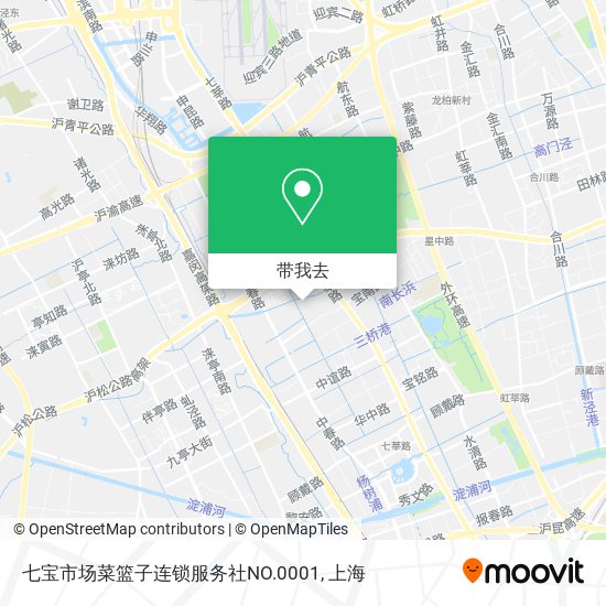 七宝市场菜篮子连锁服务社NO.0001地图