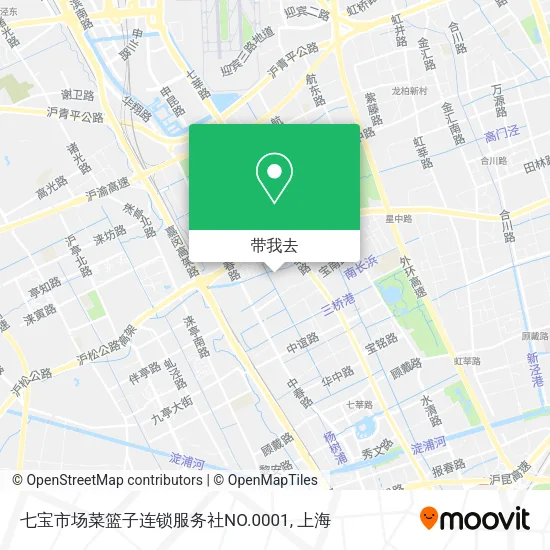 七宝市场菜篮子连锁服务社NO.0001地图