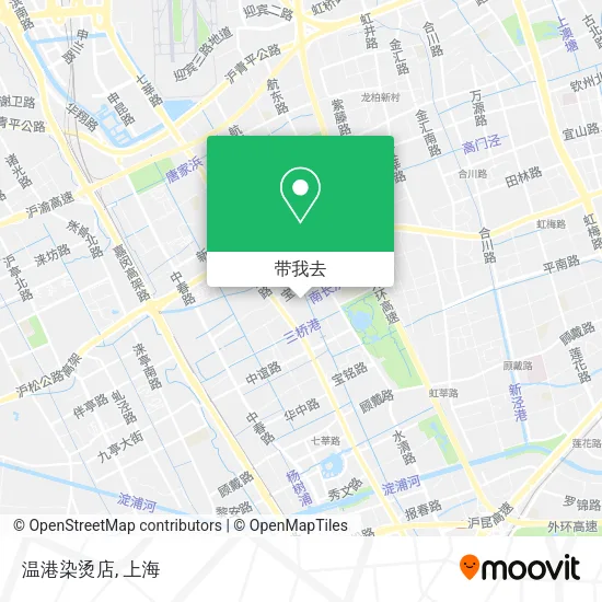 温港染烫店地图