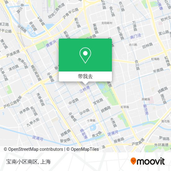 宝南小区南区地图