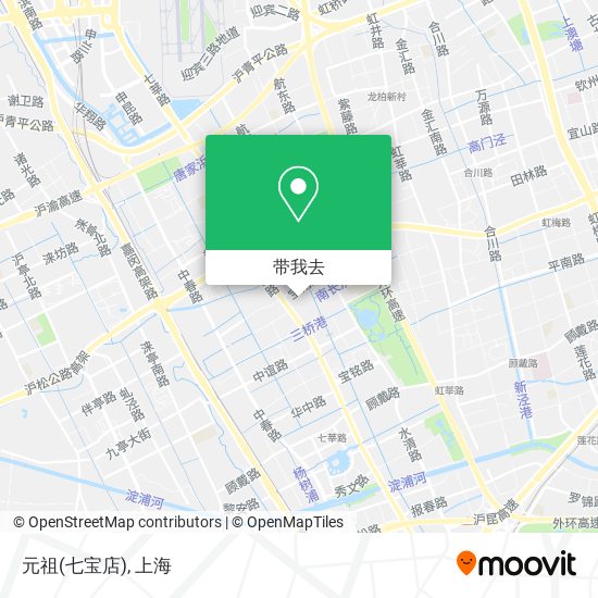 元祖(七宝店)地图