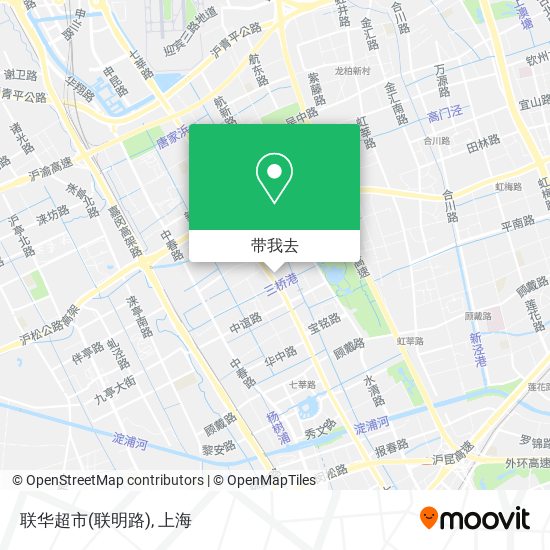 联华超市(联明路)地图