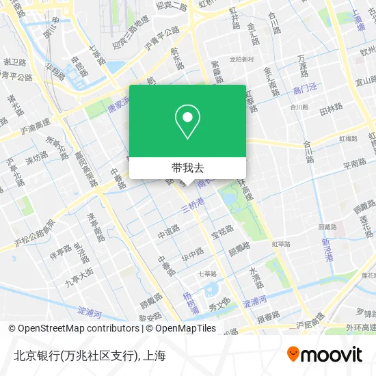 北京银行(万兆社区支行)地图