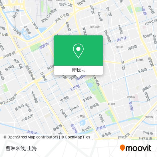 曹琳米线地图