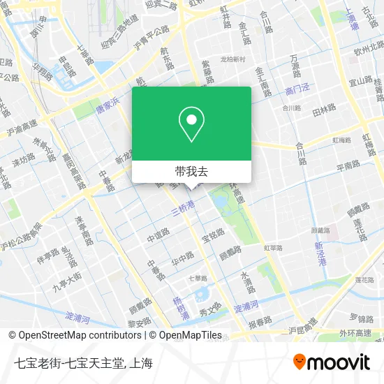 七宝老街-七宝天主堂地图