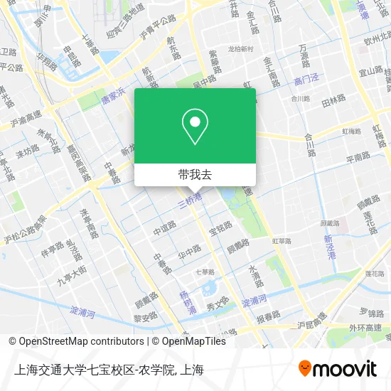 上海交通大学七宝校区-农学院地图