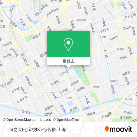 上海交大(七宝校区)-综合楼地图