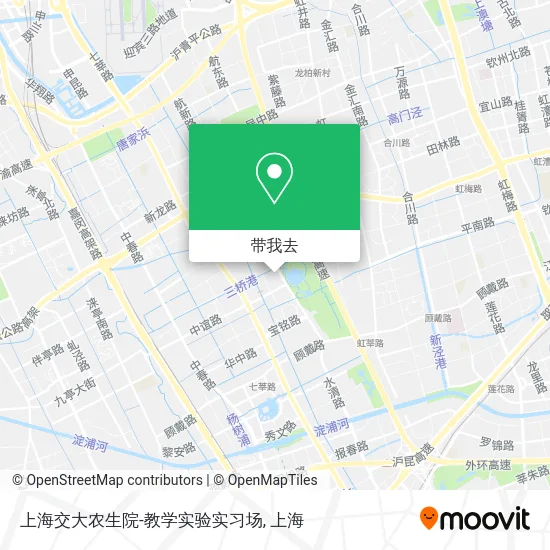 上海交大农生院-教学实验实习场地图
