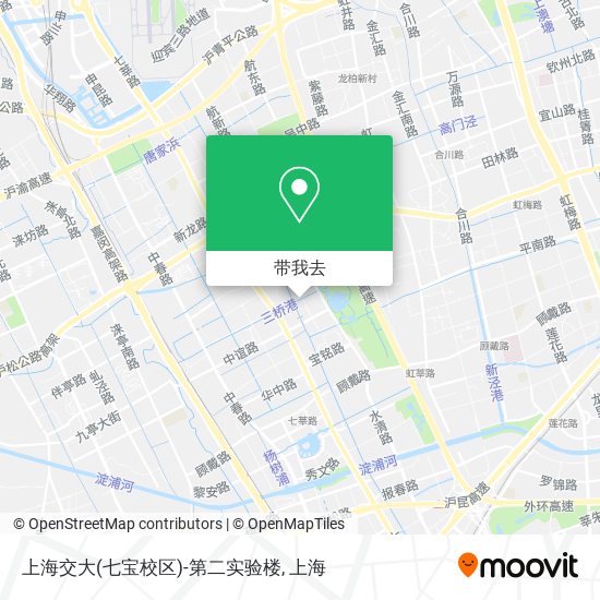 上海交大(七宝校区)-第二实验楼地图