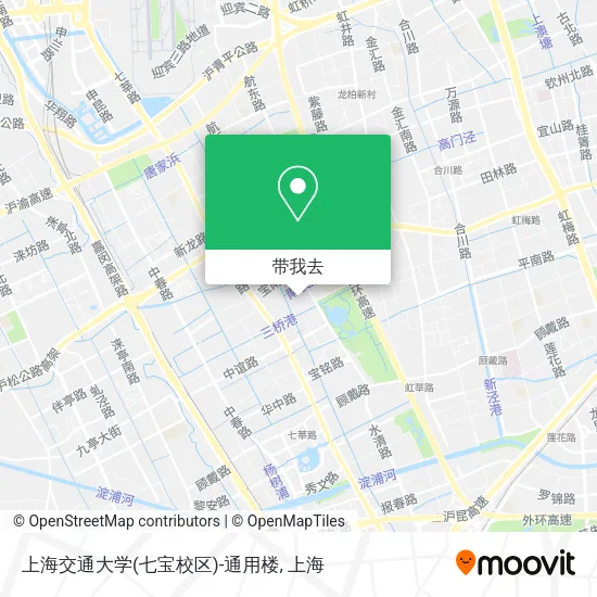 上海交通大学(七宝校区)-通用楼地图