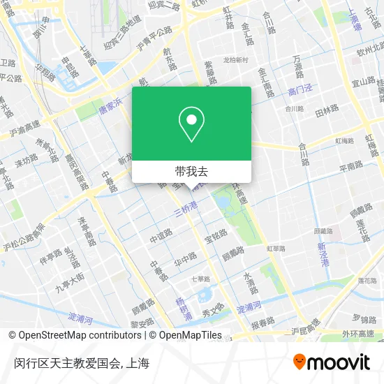 闵行区天主教爱国会地图