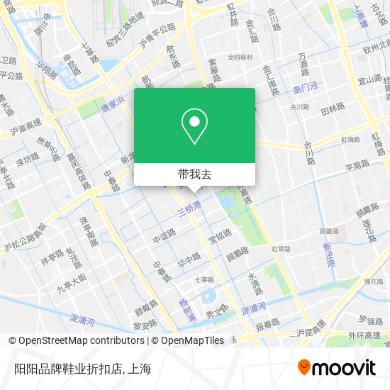 阳阳品牌鞋业折扣店地图