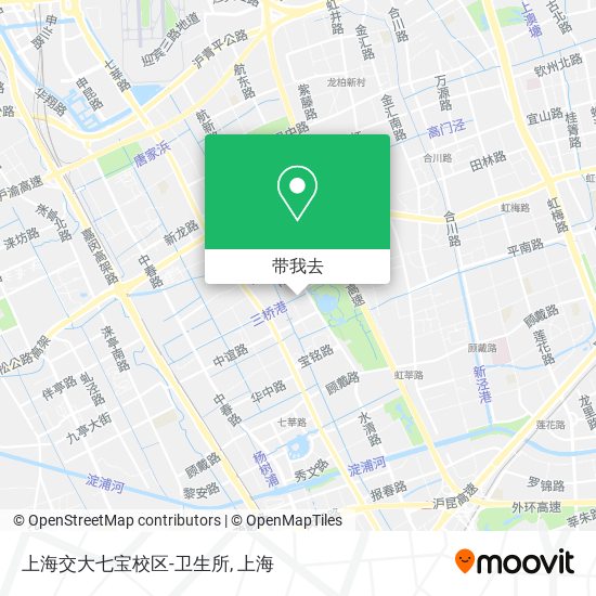 上海交大七宝校区-卫生所地图