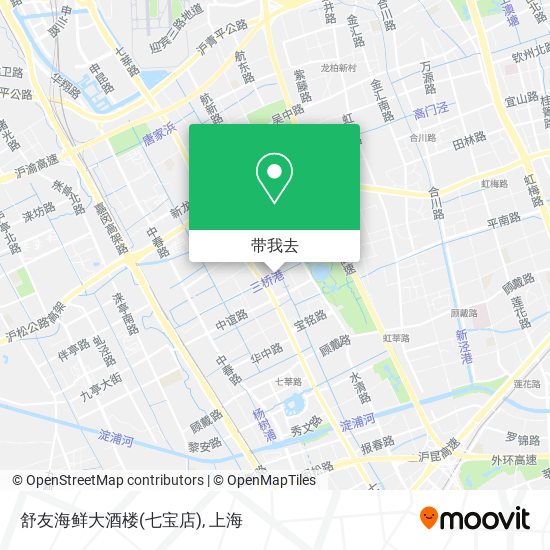 舒友海鲜大酒楼(七宝店)地图
