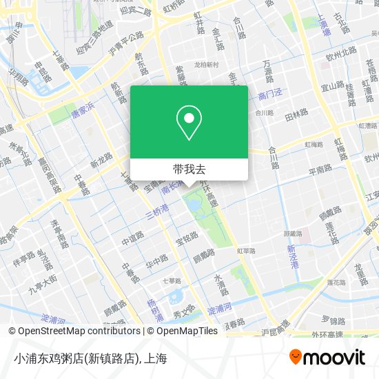 小浦东鸡粥店(新镇路店)地图