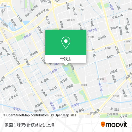 紫燕百味鸡(新镇路店)地图