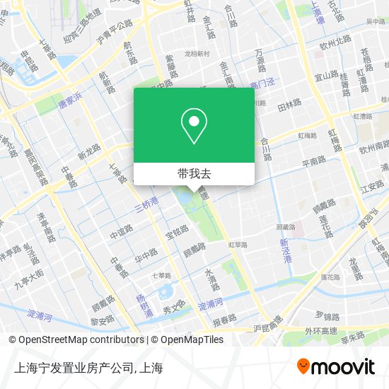 上海宁发置业房产公司地图