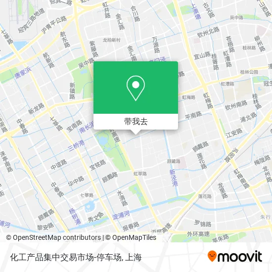 化工产品集中交易市场-停车场地图
