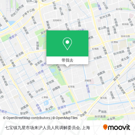 七宝镇九星市场来沪人员人民调解委员会地图