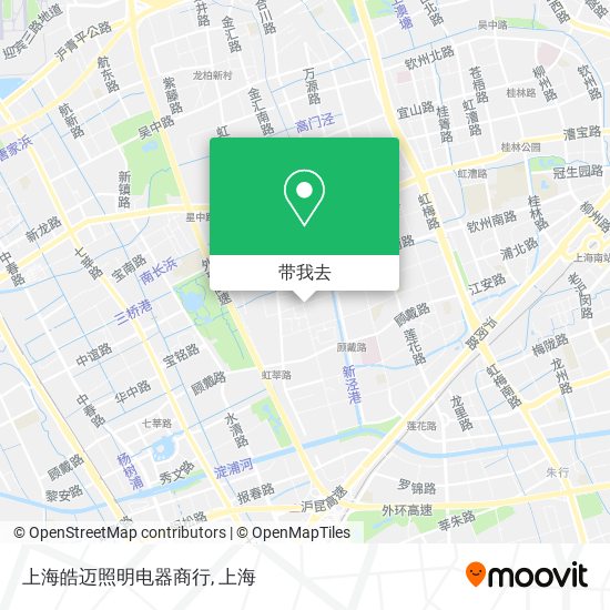 上海皓迈照明电器商行地图