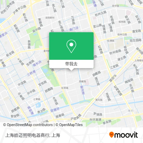 上海皓迈照明电器商行地图