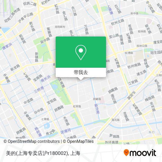 美的(上海专卖店沪r180002)地图