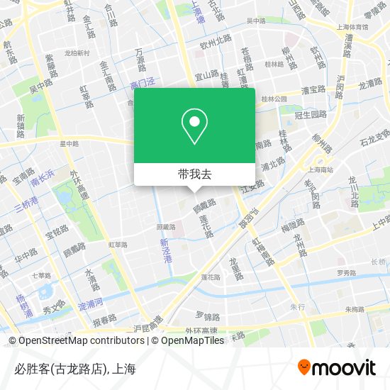 必胜客(古龙路店)地图