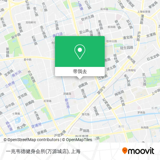 一兆韦德健身会所(万源城店)地图