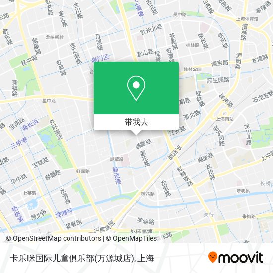 卡乐咪国际儿童俱乐部(万源城店)地图